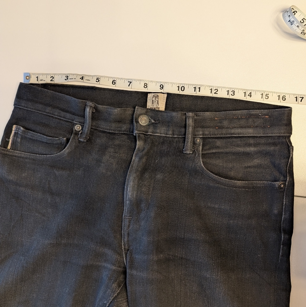 Hiroshi Kato The Needle Skinny Black Jeans 33 - Picture 4 of 11